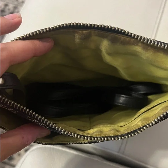 Coach Signature Black and Cream Crossbody Bag - Picture 3 of 3